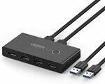 UGREEN USB 3.0 Sharing Switch $34.29 Delivered @ Ugreen via Amazon AU