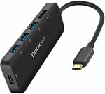 Dockteck 5in1 USB C Hub 4K HDR, 3USB 3.0 Ports and PD Charging $26.99 + Delivery ($0 Amazon Prime) @ CableCreation Amazon AU