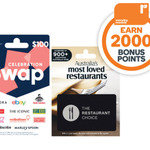 2000 Points (Worth $10) with $100 Swap Celebration / Entertainment Card (Redeemable on eBay / EB Games + Others) @ Woolworths