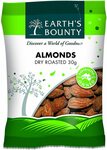 Earth's Bounty Salted and Roasted Dry Almonds 30g $0.70 + Delivery ($0 with Prime or 1st Order/ $39 Spend) @ Amazon AU