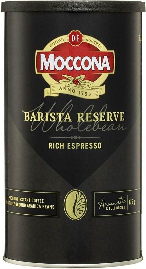 Moccona Coffee Wholebean Barista Reserve Rich Espresso, 175g $5.00 ($4. 