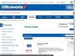 20% off iTunes Cards @ Officeworks