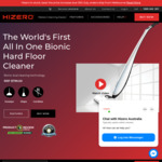 HIZERO All In One Bionic Hard Floor Cleaner $749 ($50 Off) + Free Shipping @ HIZERO Au
