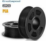 2x 1kg Roll of Grey PLA US$23.76 (~A$32.77) Delivered @ Enotepad Official Store via AliExpress