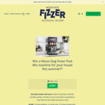 Win a Moon Dog Fizzer Post Mix Seltzer Machine for 6 Months + Merchandise (Worth $10000) from Moon Dog Brewing