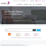 Free 1st Year .CO Domain Name Registrations @ VentraIP Australia