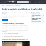 [VIC] Free - Blinds/Curtains Cord Safety Kit @ Consumer Affairs Victoria