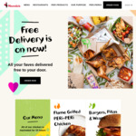 Free Delivery within 5km of Participating Store @ Nando's