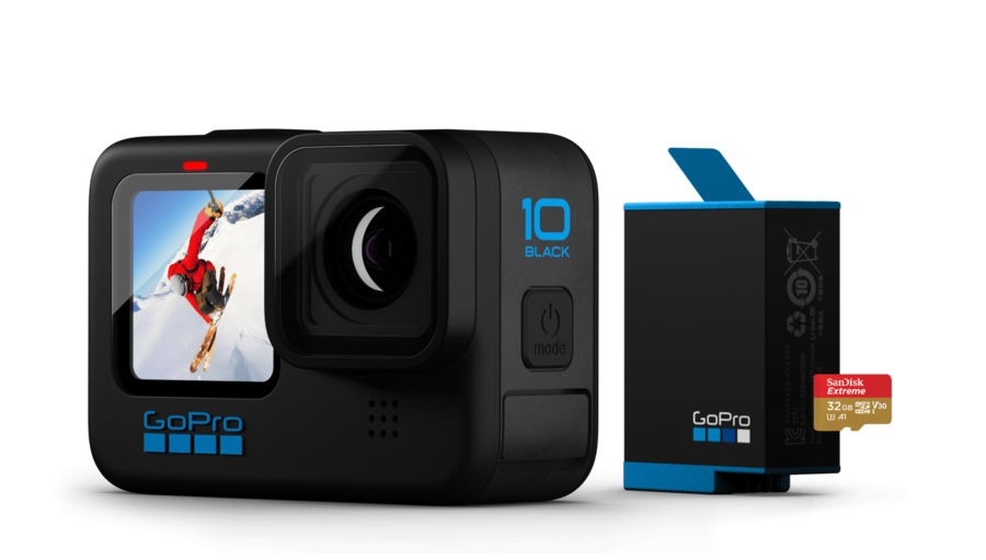 日本販売GoPro ゴープロ HERO10 Black 32gbSDカード付き ビデオカメラ