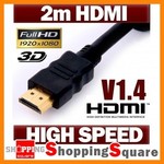 $2.95 - 2M HDMI Cable V1.4 High Speed 3D with Ethernet HEC Gold Plated - Limited to 100 Buyers