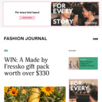Win a Made by Fressko Gift Pack (Worth $330) from Fashion Journal