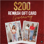 Win a $200 Rewash Gift Card from Rewash
