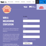 Win a Melbourne Staycation Worth $2000 from TAC [VIC]