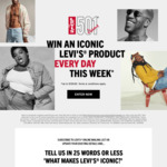 Win 1 of 7 Iconic Levi's Products worth up to $160 from Levi's