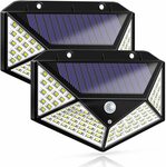 100 LED Motion Sensor Solar Security Light 2pack $13.77 + Delivery ($0 Prime/ $39 Spend) @ Findyouled Amazon AU