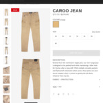 Tough Cargo Jeans $79 (55% off), 2 for $126.40, 3 for $165.90 + $15 Delivery ($0 MEL C&C/ $200 Order) @ Saint Moto