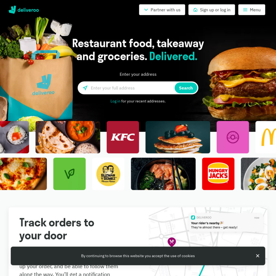 50 off Your First Order Deliveroo (Min Spend 25, Max Discount 25