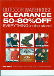 Snowgum Outdoor Warehouse Clearance: Everything 50-80% off RRP (Clayton/Melbourne/Prahran)
