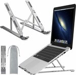 [Prime] Portable Adjustable Laptop Stand Silver $15.19 Delivered @ Aussieable Amazon AU