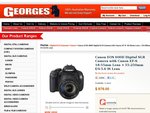Canon EOS 600D Twin Lens Kit (18-55 and 55-250) for $879 Pickup from George's Cameras in Sydney