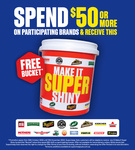 Free 'Make It Super Shiny Bucket' with $50 Spend on Participating Brands @ Supercheap Auto