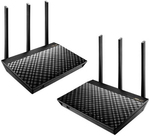 Asus RT-AC67U AiMesh AC1900 Dual Band Wi-Fi System - 2 Pack $99 + Delivery ($5 Metro/ $0 C&C/ in-Store) + Surcharge @ Centre Com
