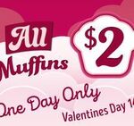 $2 Muffins for Valentine's Day @ Muffin Break