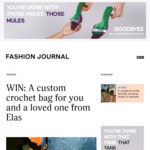 Win 2 Custom Crochet Bags from Fashion Journal