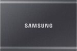 Samsung T7 Portable SSD USB 3.2 (Titan Grey): 1TB $104.83, 2TB $197.45 Delivered @ Amazon UK via AU
