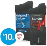 Holeproof Explorer 2-Pack Socks - $10pk from BigW