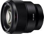 Sony SEL85F18 Full Frame E-Mount 85mm F1.8 Lens $644 Delivered ($594 after Sony Cashback) @ Amazon AU
