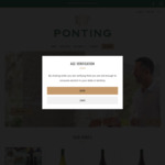 20% off All Wines + $15 Delivery (Some with Free Shipping) @ Ponting Wines