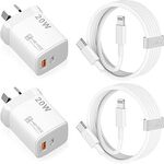 [Prime] HEYMIX 20W iPhone Fast Charger [2-Pack] w/ 2x Lightning Cables $21.74 Delivered @ Chargerking Amazon