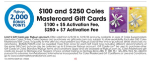 Earn 20x Flybuys Points with Apple Gift Card Purchase (Limit 50,000  Pts/Account) @ Coles : r/OzBargain