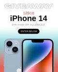 Win an iPhone 14 128GB from Canadian Protein