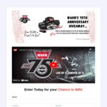 Win a Warn Zeon 10-S Platinum Winch Worth over $4,000 or 1 of 10 $100 Upfitter Gift Vouchers from Upfitter