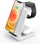 KIYOSAKI 3 in 1 Qi Fast Charging Dock for Qi Enabled Device $29.61 + Delivery ($0 with Prime/ $59 Spend) @ CRISTION Amazon AU