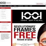 Free Lightweight Frame with Any Lens Purchase at 1001 Optical