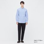 Oxford Slim Fit Long Sleeve Shirt (White/Gray/Blue, XXS or XXL) $19.90 + $7.95 Delivery ($0 C&C/ in-Store/ $75 Order) @ UNIQLO