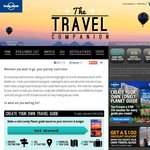 FREE Personalised Lonely Planet Mini Travel Guide & $100 STA Travel Voucher