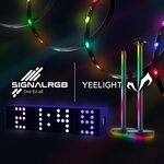 Win a Jackpot Prize or 1 of 9 Other Prizes from SignalRGB X Yeelight