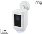 Ring Spotlight Camera (Battery) White/Black $99 @ ALDI Special Buys