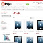 Apple iPad with Retina Display (4th Gen) Wi-Fi 16GB at Target Online $474