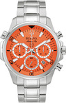 Bulova Marine Star 96B395 Orange Face Metal Watch $259 Delivered @ Starbuy