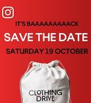 Donate Clothing - Collected & Delivered to Red Cross for Free (Saturday 19 October 2024) @ Uber (Booking via App Required)