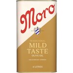 Moro Mild Taste Olive Oil 4ltr $55 ($13.75/L) @ Woolworths