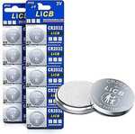 CR2032 LiCB Battery (10-Pack) $7.99 + Delivery ($0 with Prime/ $59 Spend) @ LiCB via Amazon AU