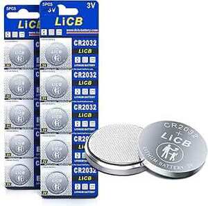 CR2032 LiCB Battery (10-Pack) $7.99 + Delivery ($0 with Prime/ $59 Spend) @ LiCB via Amazon AU