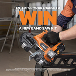 Win an AEG 18V Brushless Sub Compact 63mm Band Saw + Starter Kit (Worth $608) from AEG