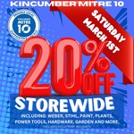 [NSW] 20% off Storewide @ Kincumber Mitre 10